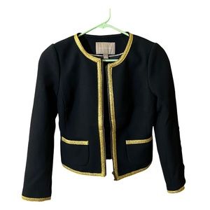 Banana Republic Zippered Blazer Jacket (Size 0)